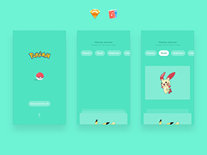 Pokemon Go Interaction – Sketch & Flinto