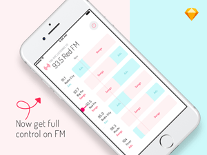 Radio FM App Concept for Skipping the Ads