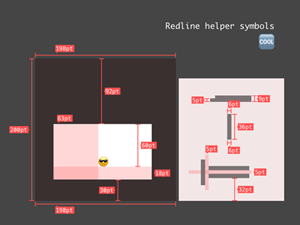 Redline Helper Symbols for Sketch