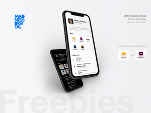 Resume App Design Concept