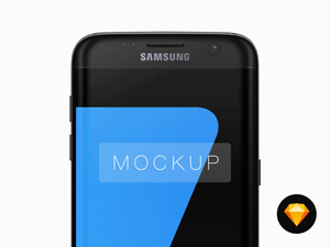 Samsung Galaxy S7 Edge Mockup