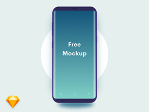 Samsung S8 Semi Minimal Mockup