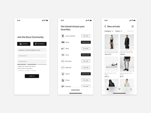 Shopping App UI Concept