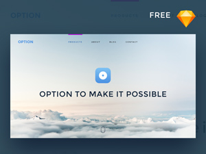 Single Page Product Website