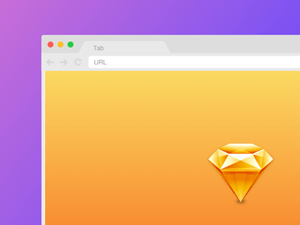 Easily Resizable Chrome Window Mockup
