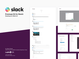Slack Prototype Kit for Sketch