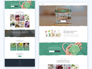 Soap E-Shop Website Template – Soapy
