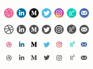 Social Media Icons Set