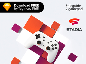 Stadia Controller Illustration