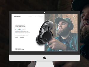 Steelseries Website Concept