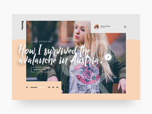 Stories Landing Page