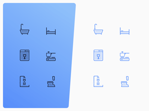 Student Accommodation Icons