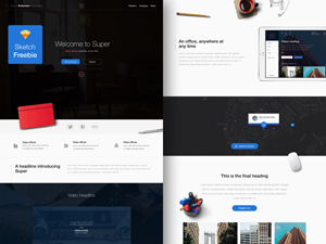 Super App Website Concept