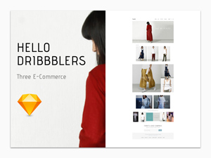 Three – E-Commerce Landing Page