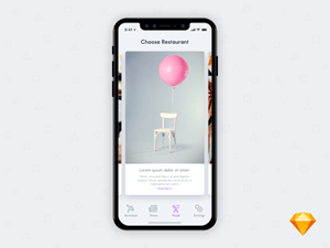 Tourist App Cards Screen