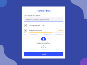 Transfer Files Widget