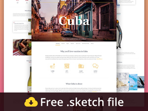Travel Landing Page Template Pack