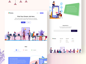 Job Hiring Platform Landing Page