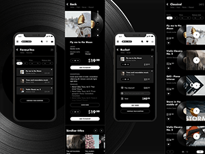 Vinyl Store – E-commerce UI Kit