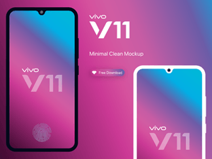 Vivo V11 Pro Mockup