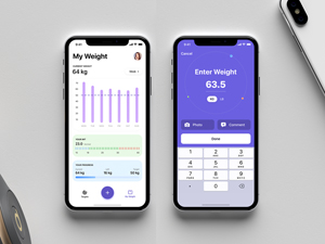 Weight Loss Tracker App Concept