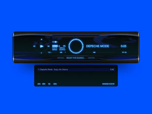 Winamp Skin made in Sketch