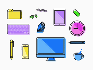Workspace Icons Set