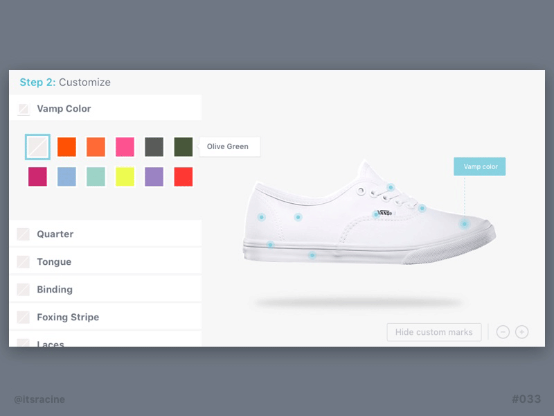 Customize Product Page