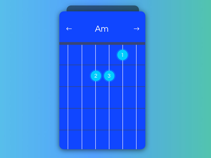 Guitar Chord Illustration