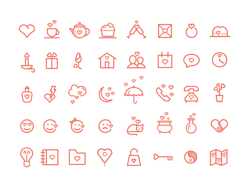 Valentine’s Day Icons