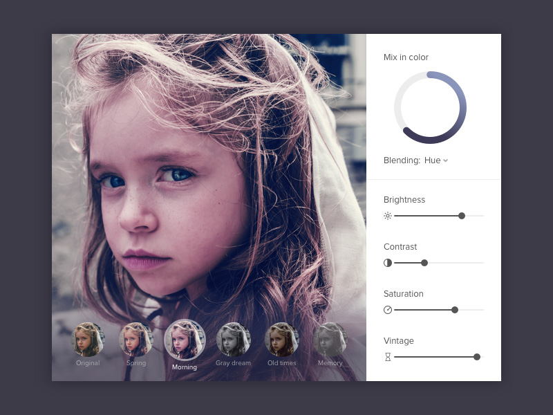 Photo Filter UI
