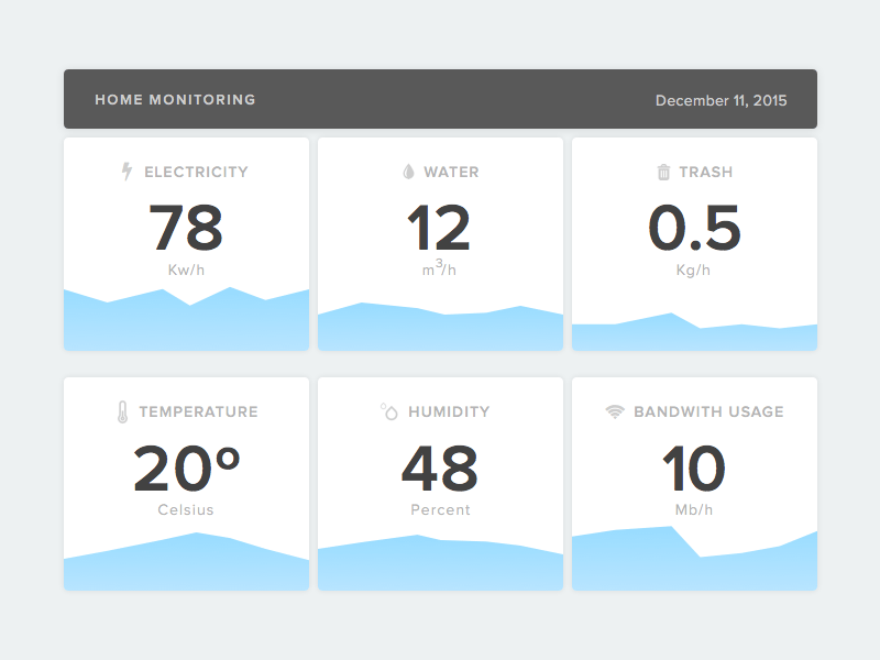 Home Monitoring Interface
