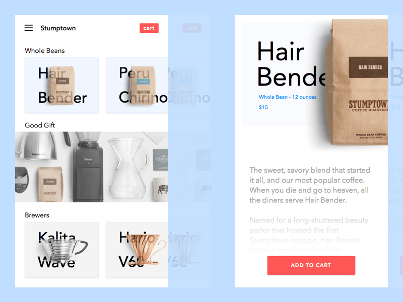E-Commerce Stumptown for Mobile