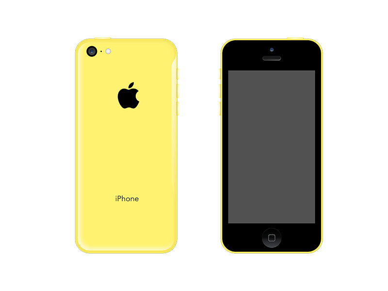 iPhone 5c Mockup