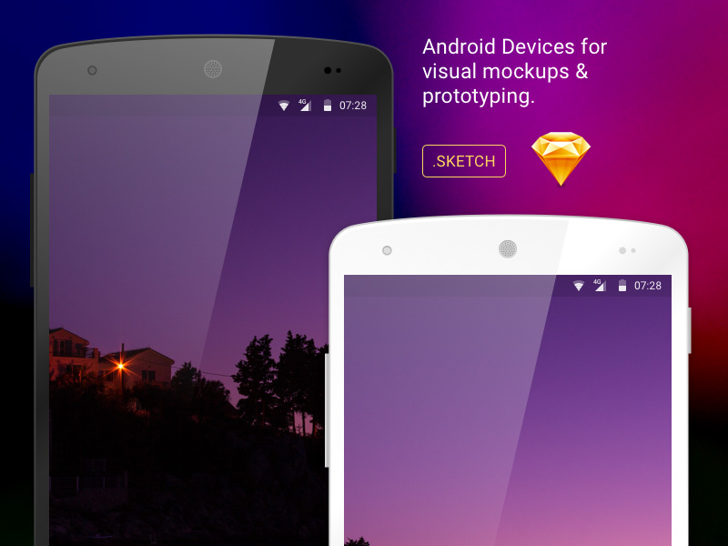 LG Nexus 5 in Sketch
