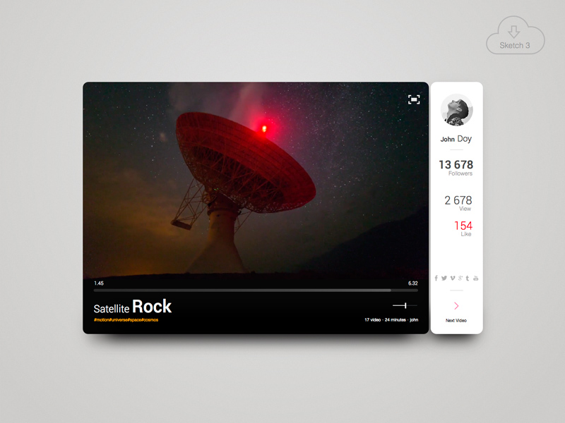 Satellite Rock (Video Widget)
