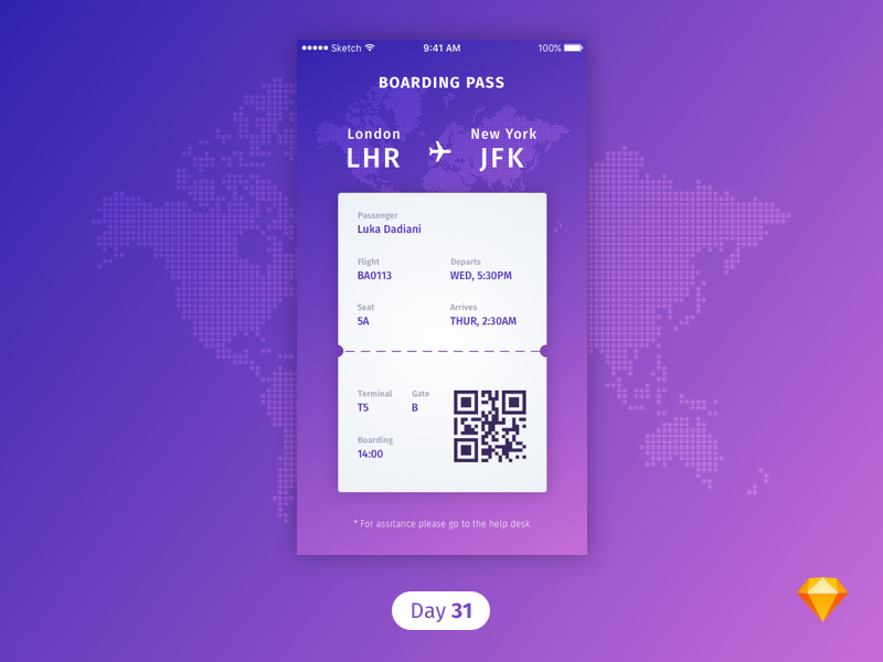 Boarding Pass Concept
