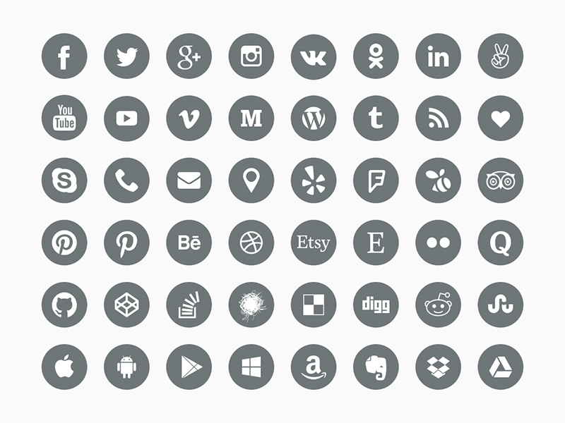 Social icons