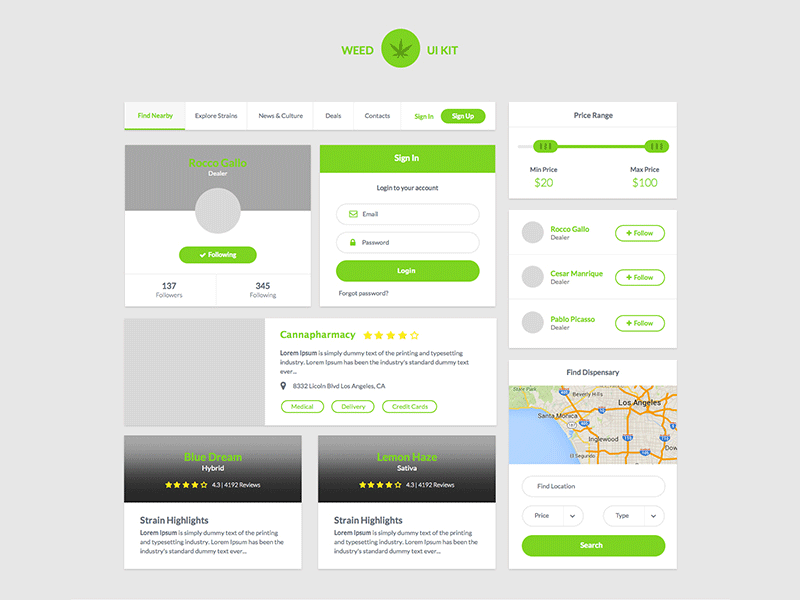 Weed Ui Kit