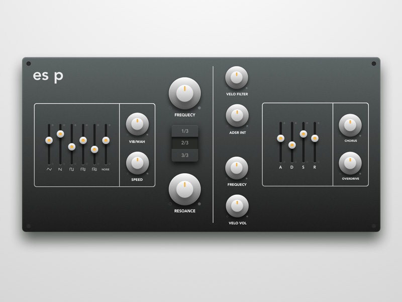 Synth plugin redesign