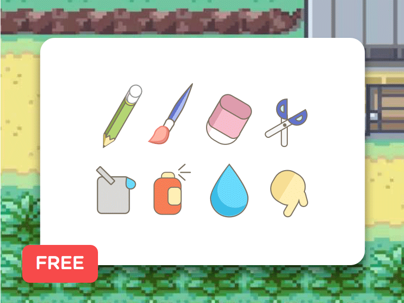 Paint Tool Icon Set 01