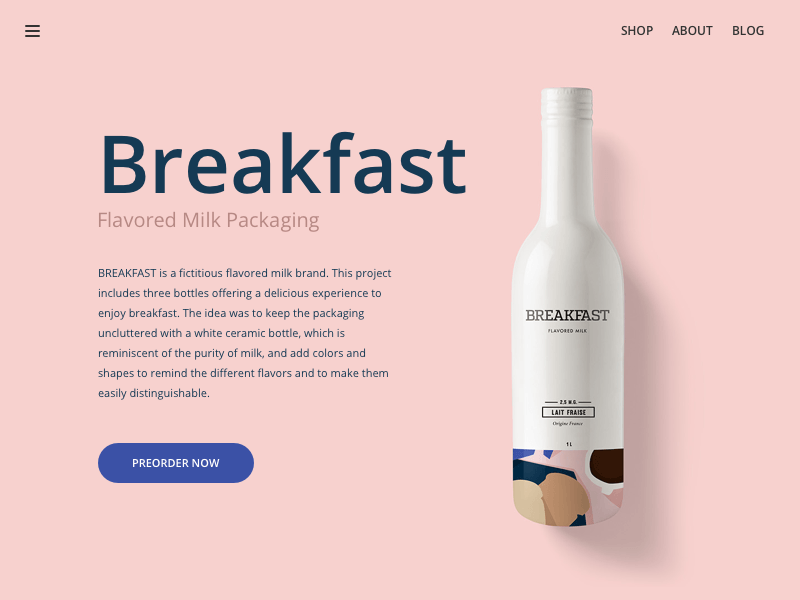 Product Landing Page