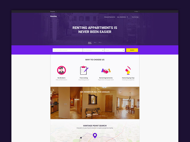 Housing.com Redesign