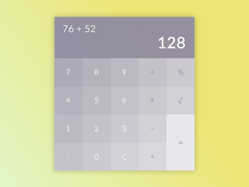 Calculator Freebie - Download Sketch Resource - Sketch Repo