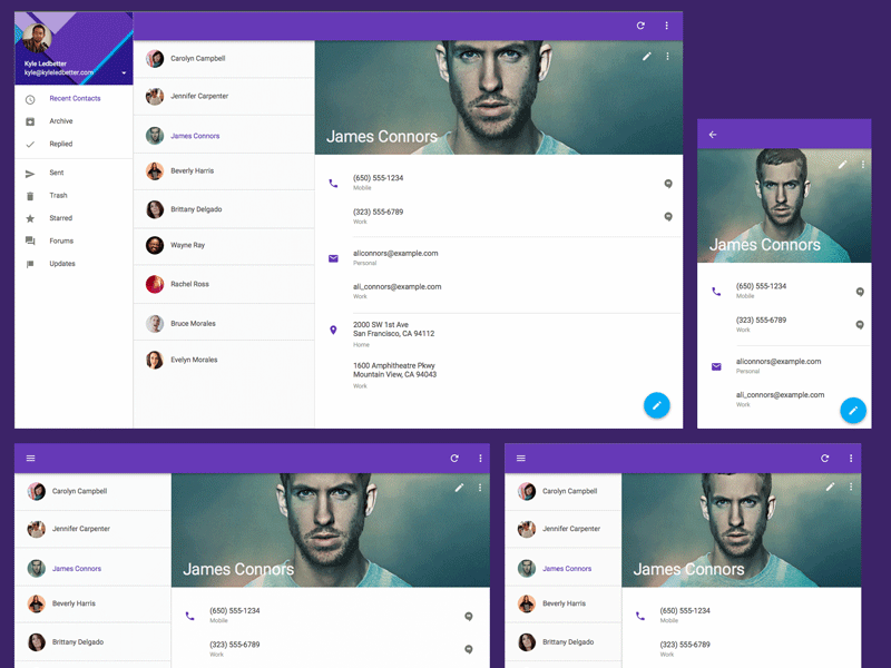 Material Design Sketch Template v2