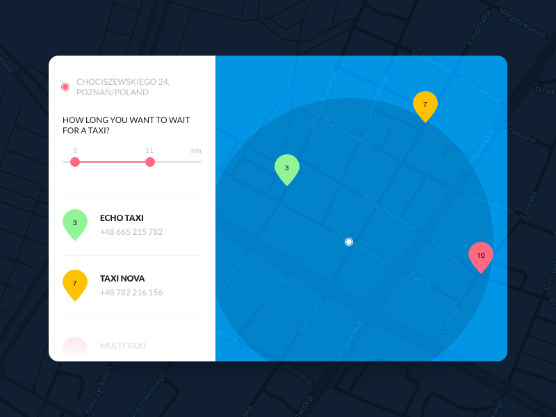 Location Tracker Taxi App