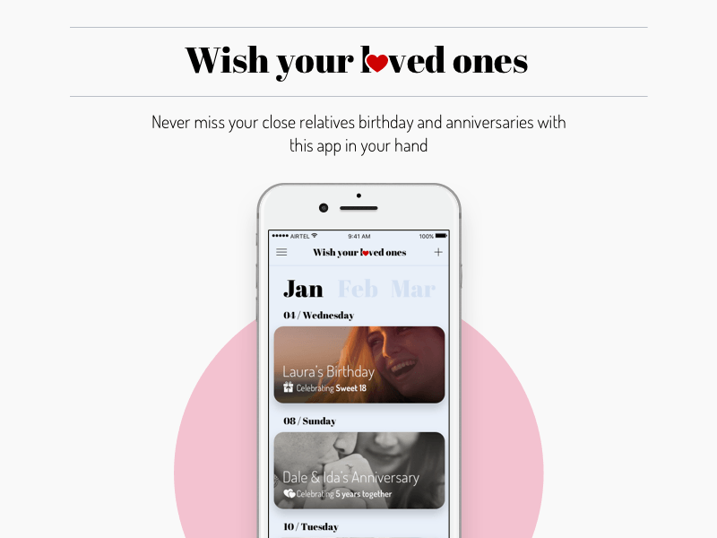 Events App Concept