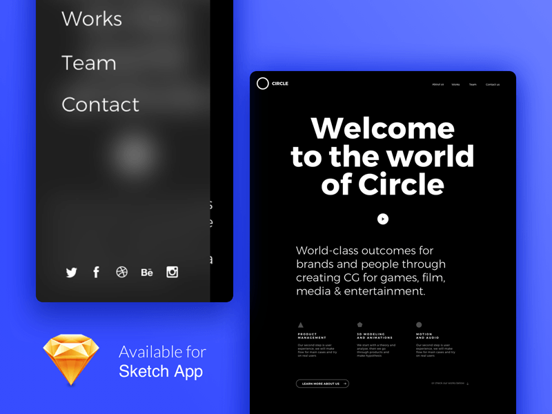 Agency / Portfolio Website Template