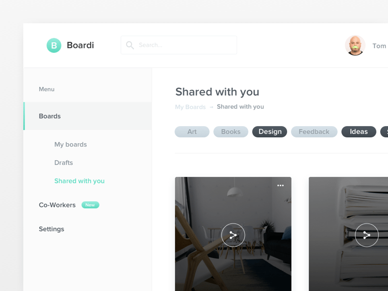 Boardi – Dashboard Freebie