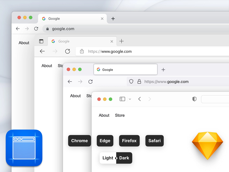 Browsers UI Libraries